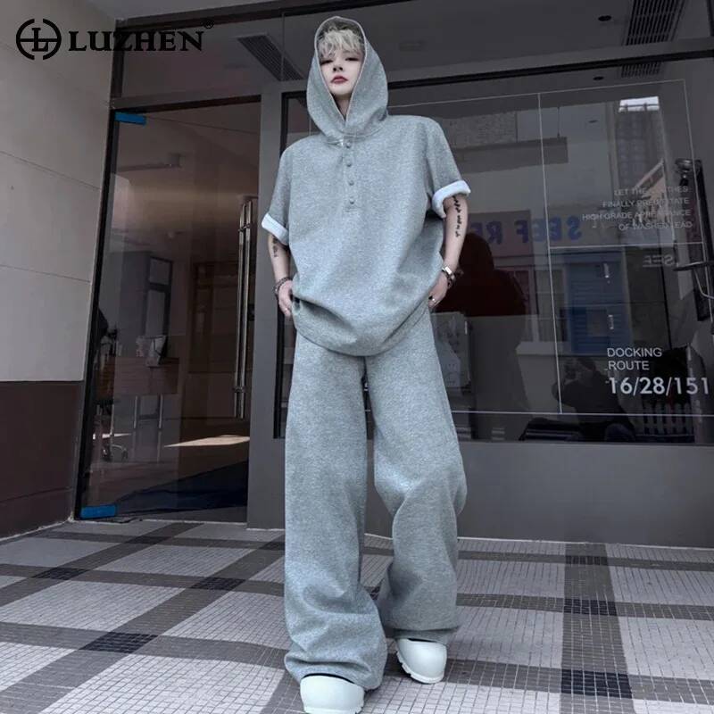 Street Fashion In China - LUZHEN Originale Completo Estivo 2026: Felpa