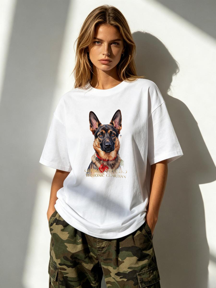 Queen Street Fashion - T-Shirt da Donna: Stile Regale, Sicuro,