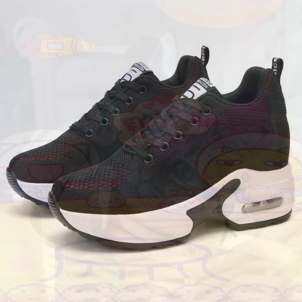Street Fashion Asian - Rosso Taglia 36 Scarpe Donna Tennis