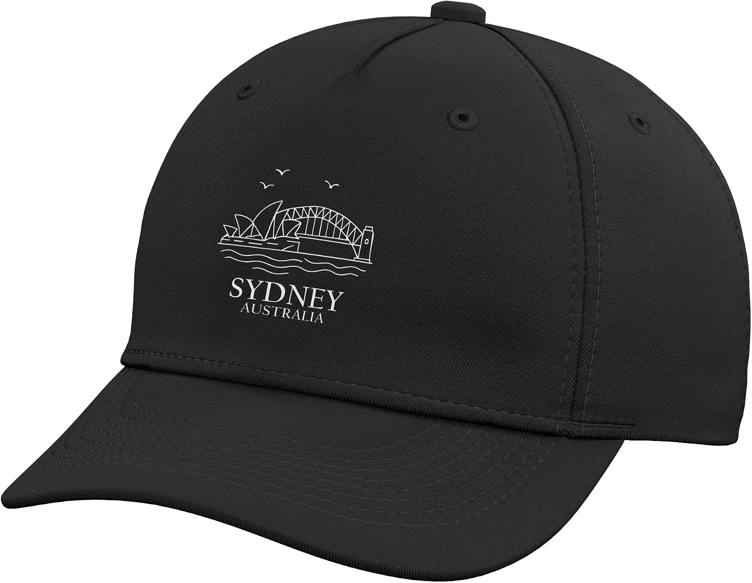 Street Fashion Sydney - Cappellino da Baseball Regolabile con Skyline
