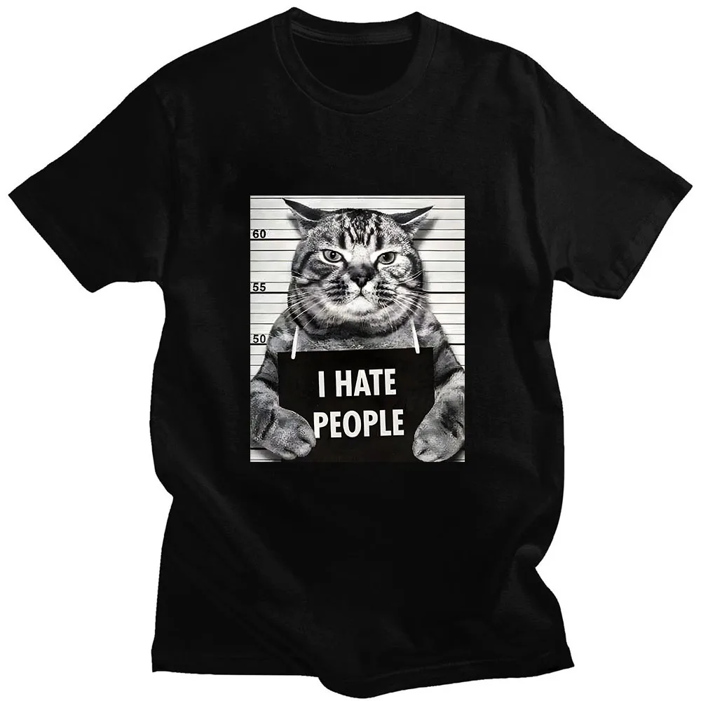Street Fashion Asian - T-shirt con stampa Meow taglia asiatica,