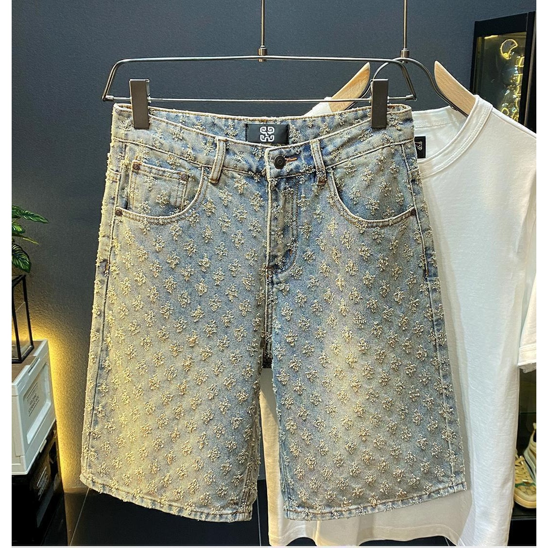 Street Fashion Jeans Men - Shorts in denim da uomo estivi,