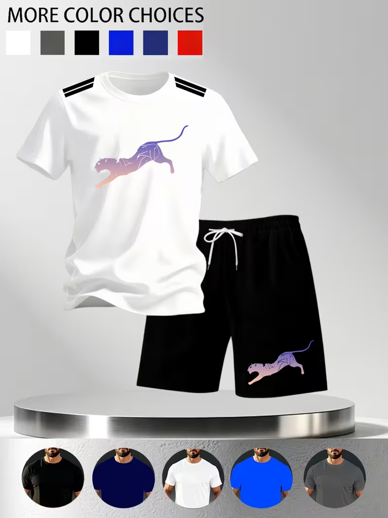 Street Fashion In China - Nuovo Completo Sportivo Estivo da Uomo