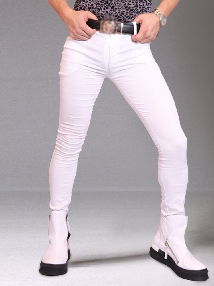 Street Fashion Jeans Men - M-3XL Mens elastico Denim Jeans Collant