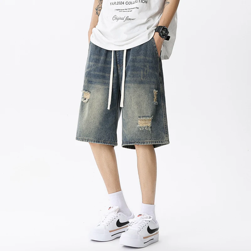 Pantaloncini di jeans sottili  - Street Fashion Jeans Men recensione e prezzo