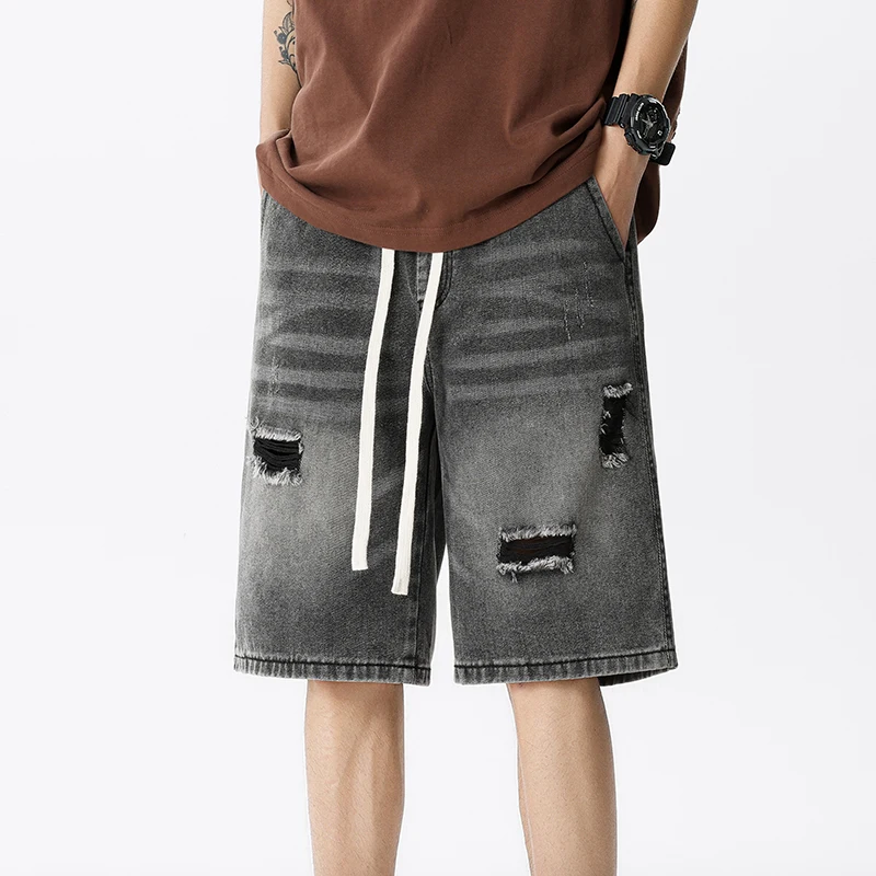 Pantaloncini di jeans sottili  - Street Fashion Jeans Men recensione e prezzo