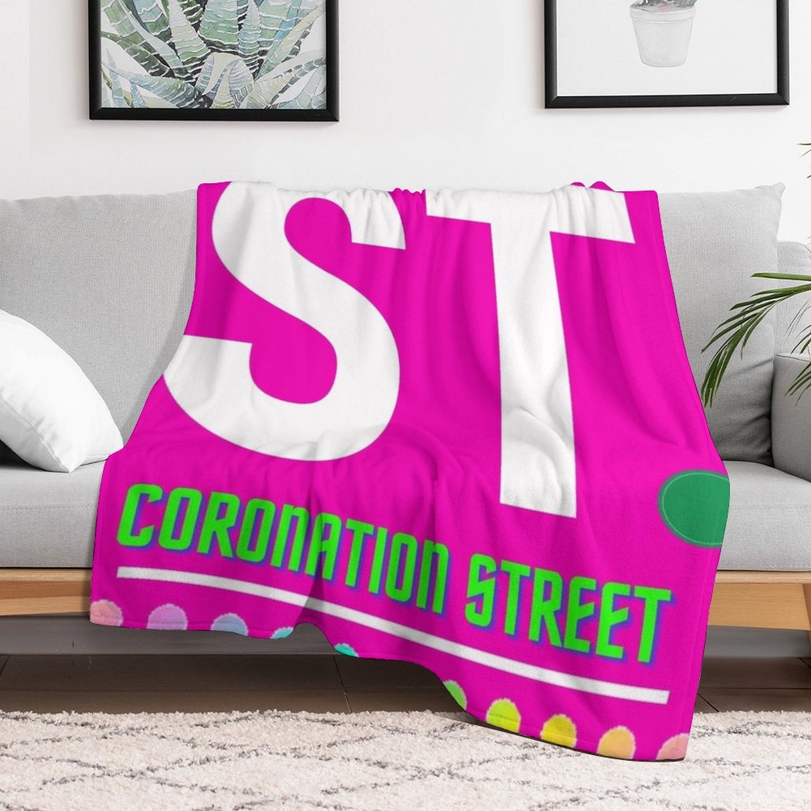 Coperta decorativa con logo co - Street Fashion Logo Design recensione e prezzo