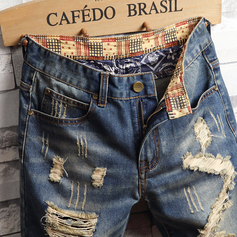 Shorts in Denim Strappati Stil - Street Fashion Jeans Men recensione e prezzo
