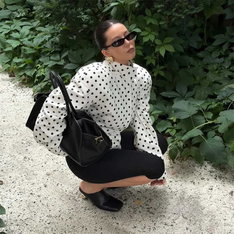 Giacca da donna a pois Moda el - Street Fashion Necklace recensione e prezzo
