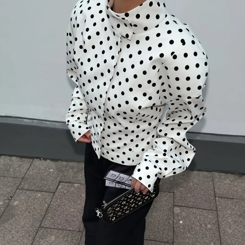Giacca da donna a pois Moda el - Street Fashion Necklace recensione e prezzo