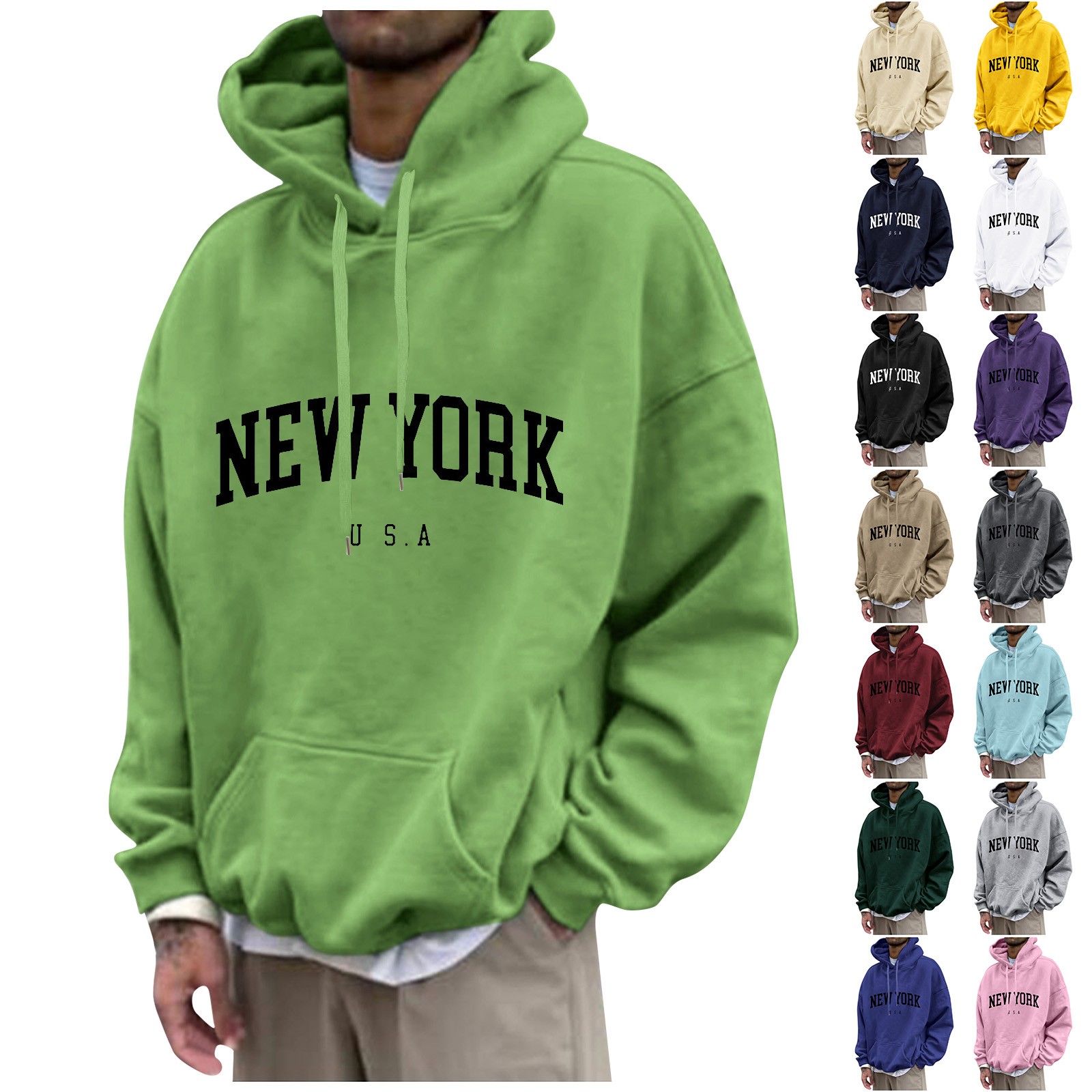 Felpe con cappuccio da uomo co - High Street Fashion New York recensione e prezzo