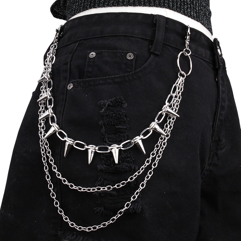 Hip Hop Punk Rock Pantaloni in - Street Fashion Necklace recensione e prezzo