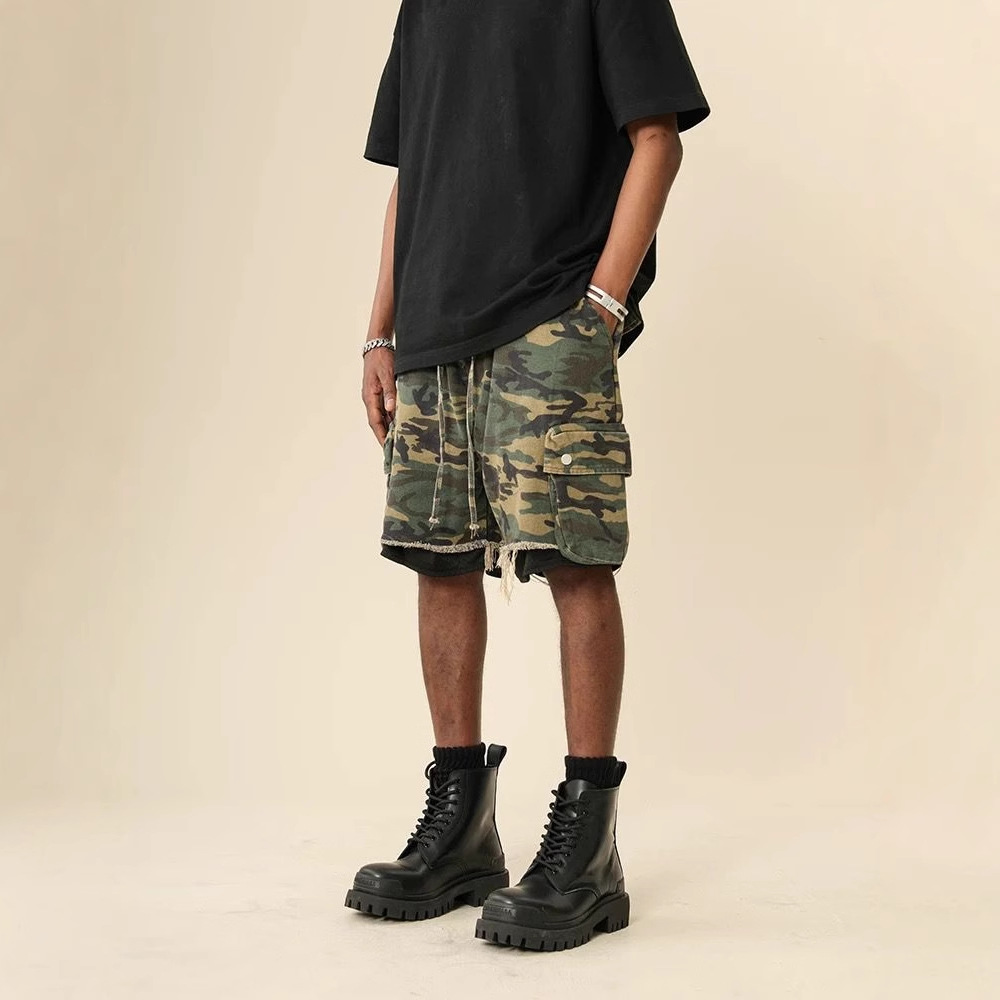 Shorts mimetici vintage lavati - Street Fashion Jeans Men recensione e prezzo