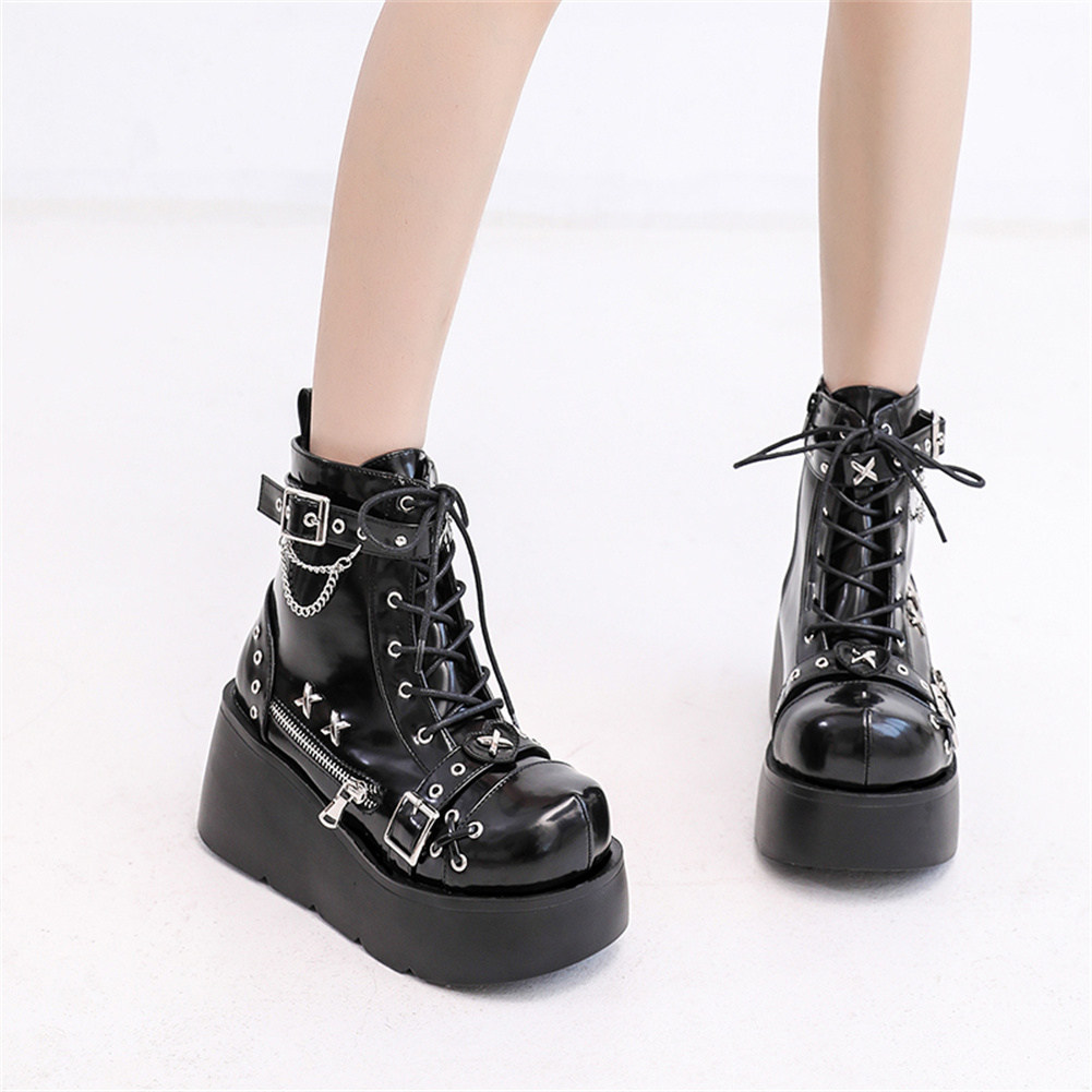 Nuovi Stivaletti Donna Goth co - Street Fashion Lady recensione e prezzo