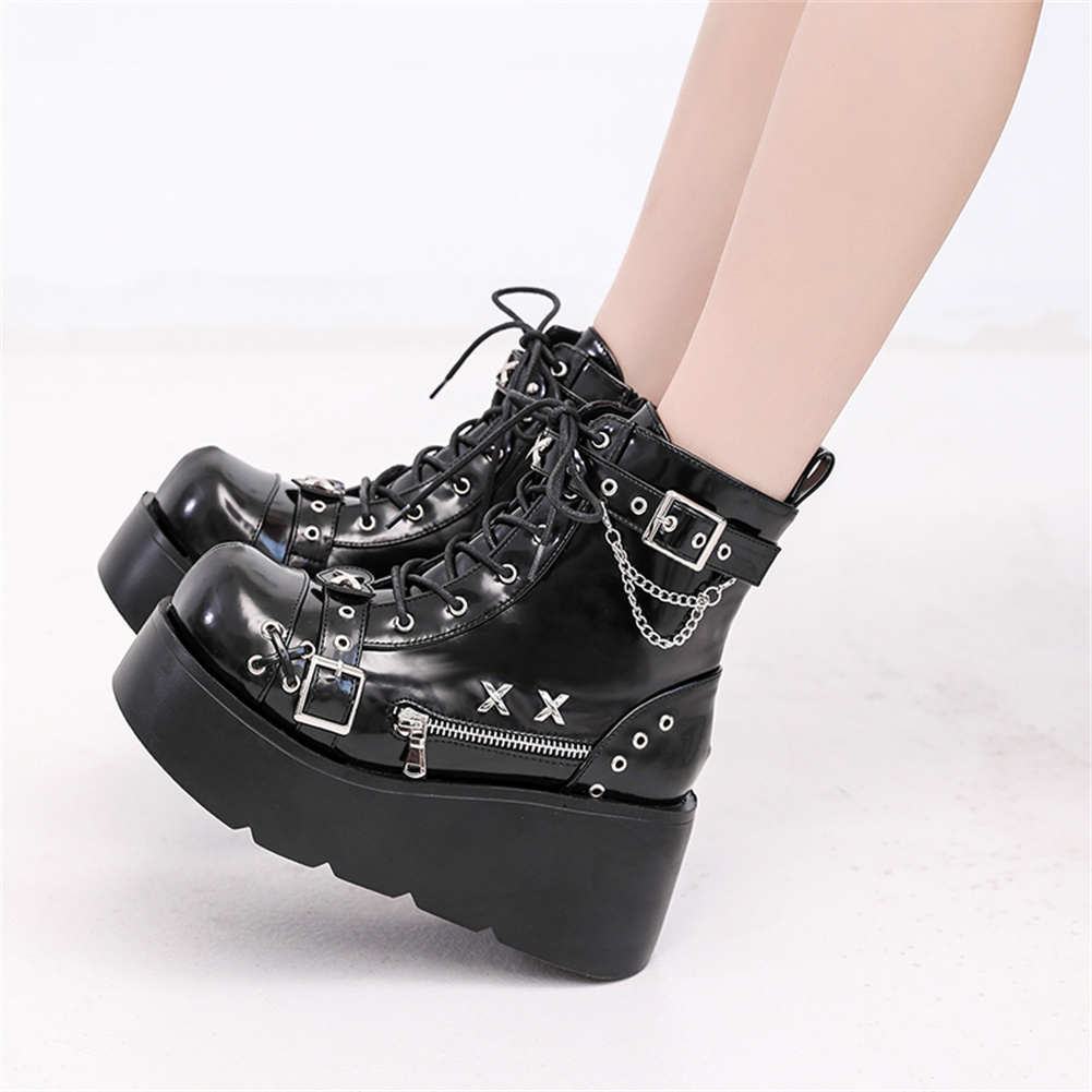 Nuovi Stivaletti Donna Goth co - Street Fashion Lady recensione e prezzo