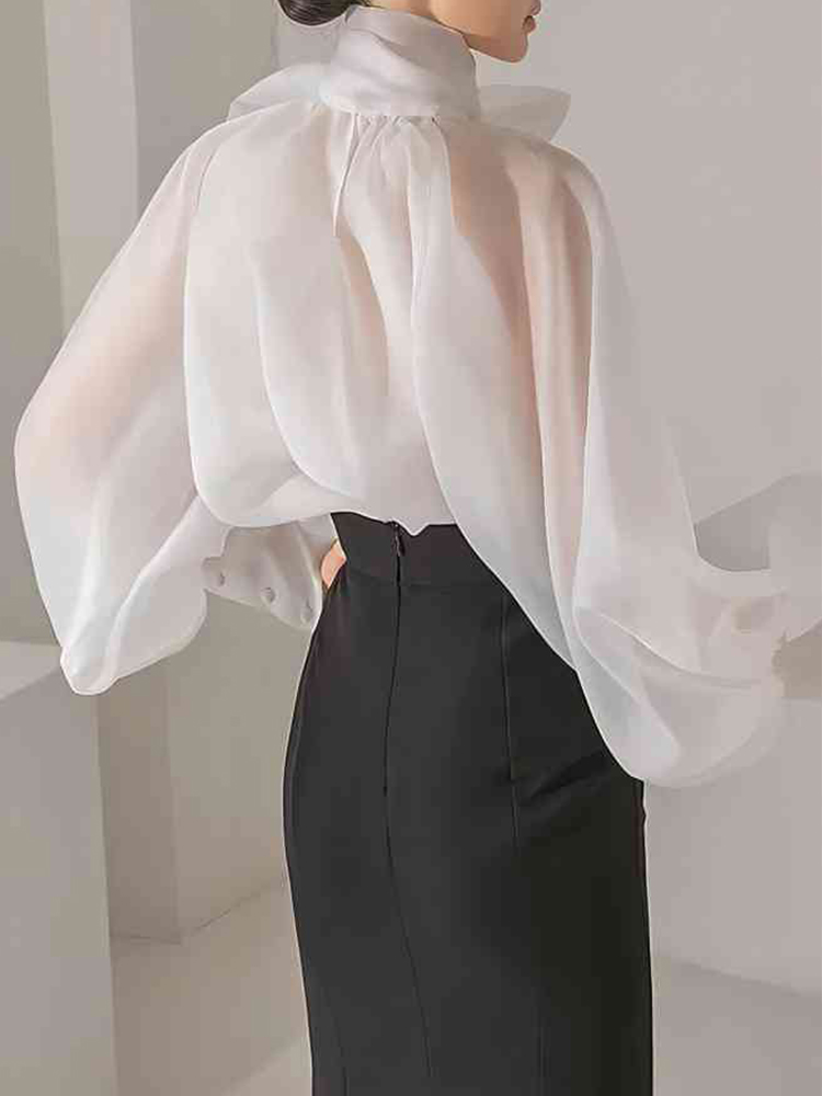 Camicia elegante da donna con  - Street Fashion Necklace recensione e prezzo