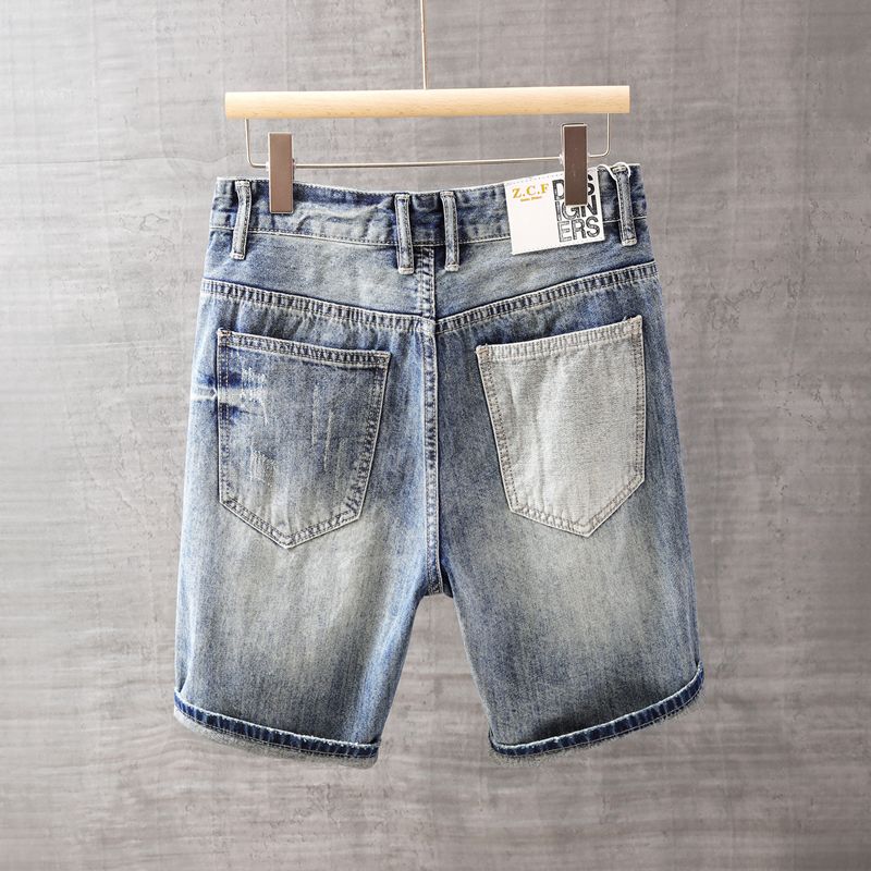 Pantaloni jeans corti da uomo  - Street Fashion Jeans Men recensione e prezzo