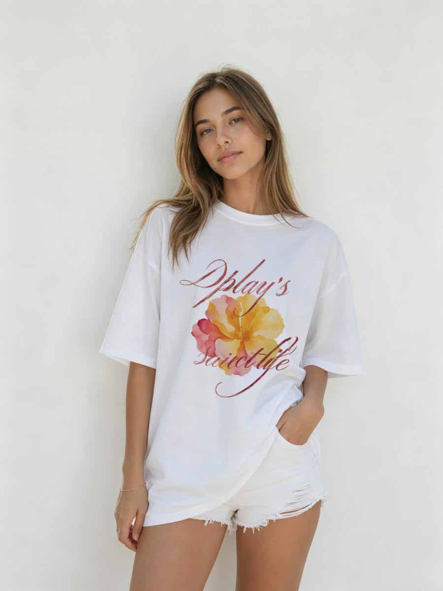 T-shirt da donna in cotone a m - Street Fashion Asian recensione e prezzo
