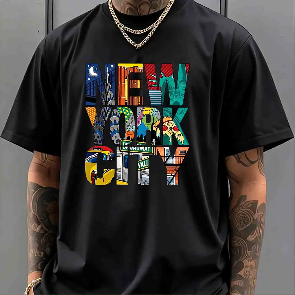T-shirt da uomo con stampa New - High Street Fashion New York recensione e prezzo