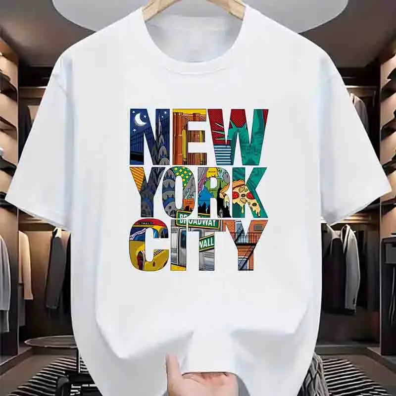 T-shirt da uomo con stampa New - High Street Fashion New York recensione e prezzo