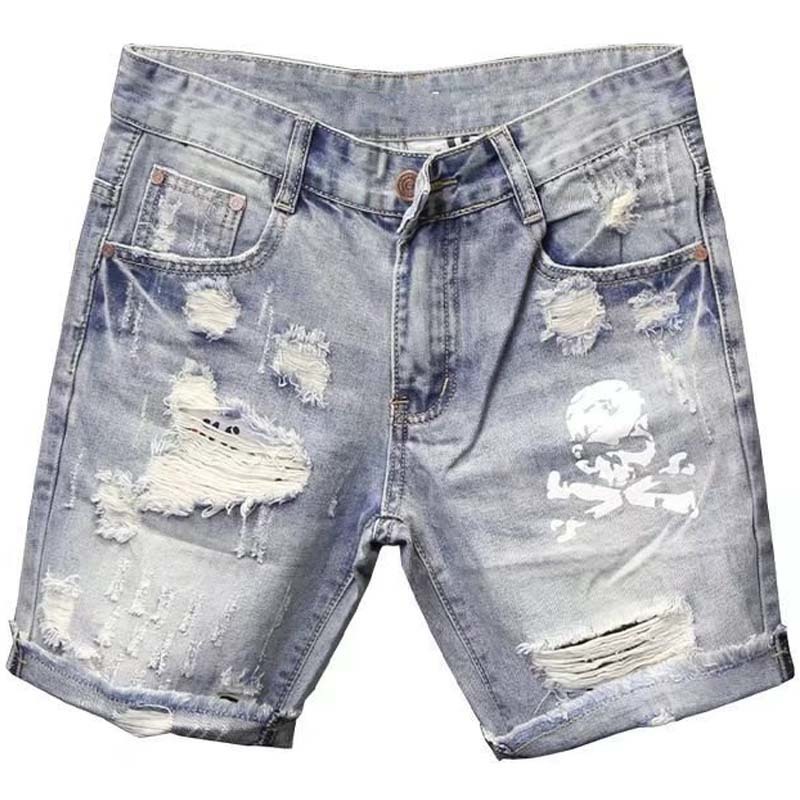 Jeans corti strappati elastici - Street Fashion Jeans Men recensione e prezzo